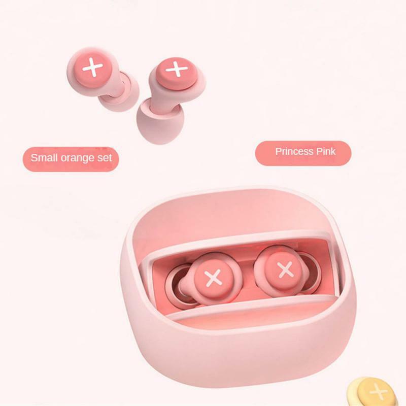 Earplugs Soundproof Sleeping Ear Plugs Noise Reduction Red Small For Sleep Special Mute Soft Slow Rebound Anti Snore