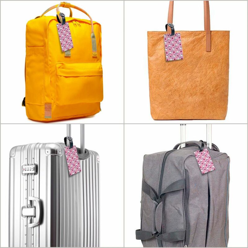 Индивидуальные бирки для багажа Hello Kitty Sanrio, индивидуальные бирки для багажа, личная Обложка, идентификационная этикетка