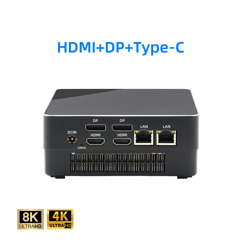 TexHoo Mini PC Computer Gaming AMD Ryzen7 5700U R5 4500U Intel Core i5 1335U CPU Windows 11 Pro NUC Office DDR4 DDR5 NVMe WIFI6