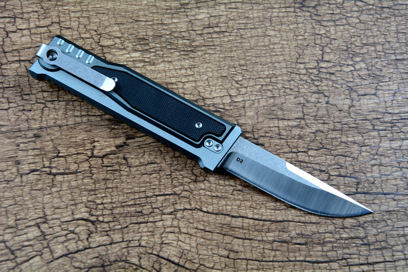 Карманный нож Reate EXO, тактический Алюминиевый Складной резец для самообороны, с алюминиевой ручкой, лезвие D2, T6