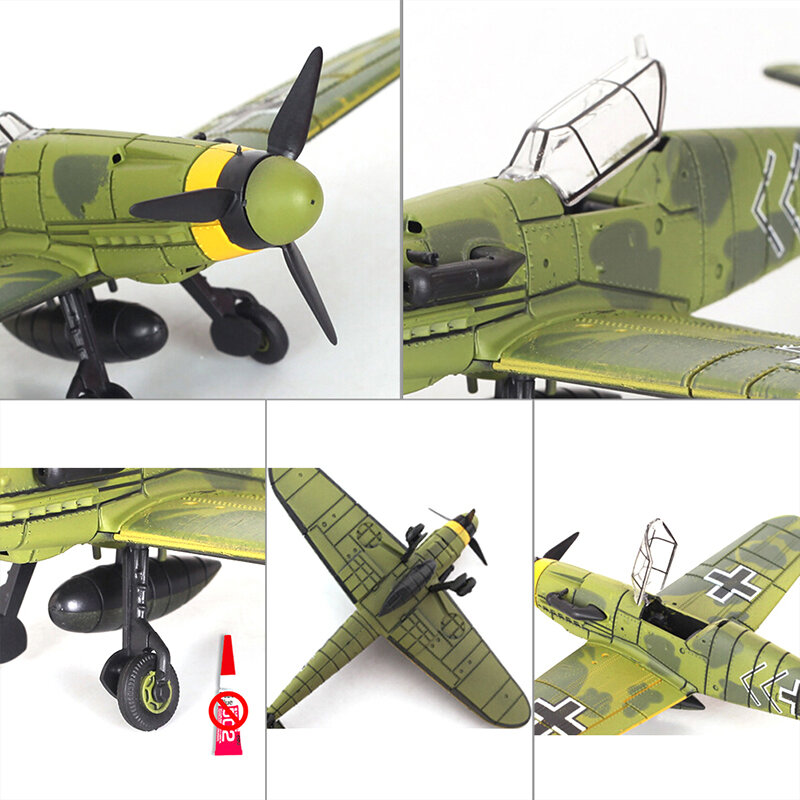Bloques de construcción para niños, juguete de ladrillos para armar avión de combate a escala 1/48, A05, 1 unidad