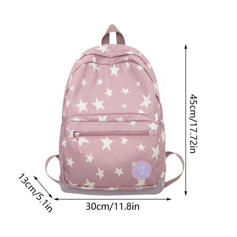 Рюкзак со звездами для женщин и мужчин, рюкзак для ноутбука 17 дюймов со звездами, сумка для колледжа, милый дорожный рюкзак, студенческий повседневный рюкзак для школы, Bo U1E8