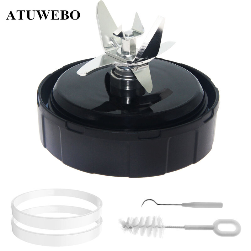 ATUWEBO-cuchilla de repuesto SS101, 7 aletas para accesorios de licuadora Ninja, Compatible con Nutri Ninja Foodi Power Blender SS150