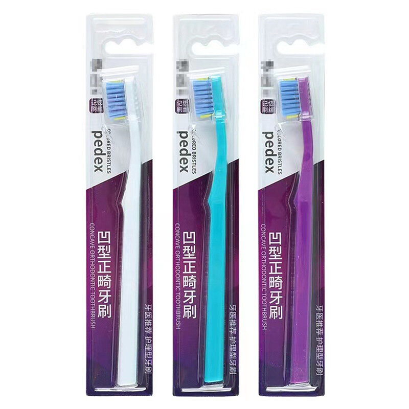 1PC Clean Orthodontic Braces Adult Orthodontic Toothbrushes Dental Tooth Brush Soft Bristle Toothbrush For Oral Health Care