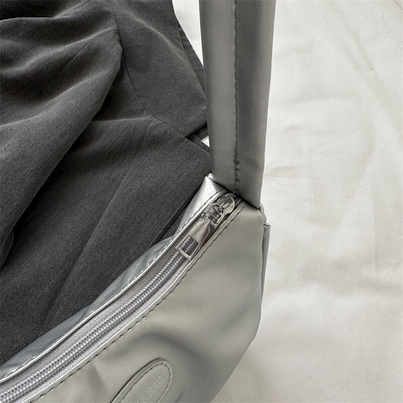 PU Leather Crossbody Handbag para Mulheres, Bolsas de Ombro Zipper, Bolsas Designer, Luxo, 2023