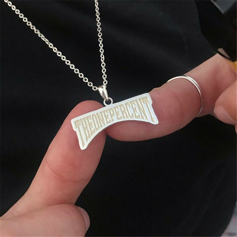 Fashion Picture Customization Necklace Stainless Steel Craft Carving Customization Jewelry Gift Dropshipping