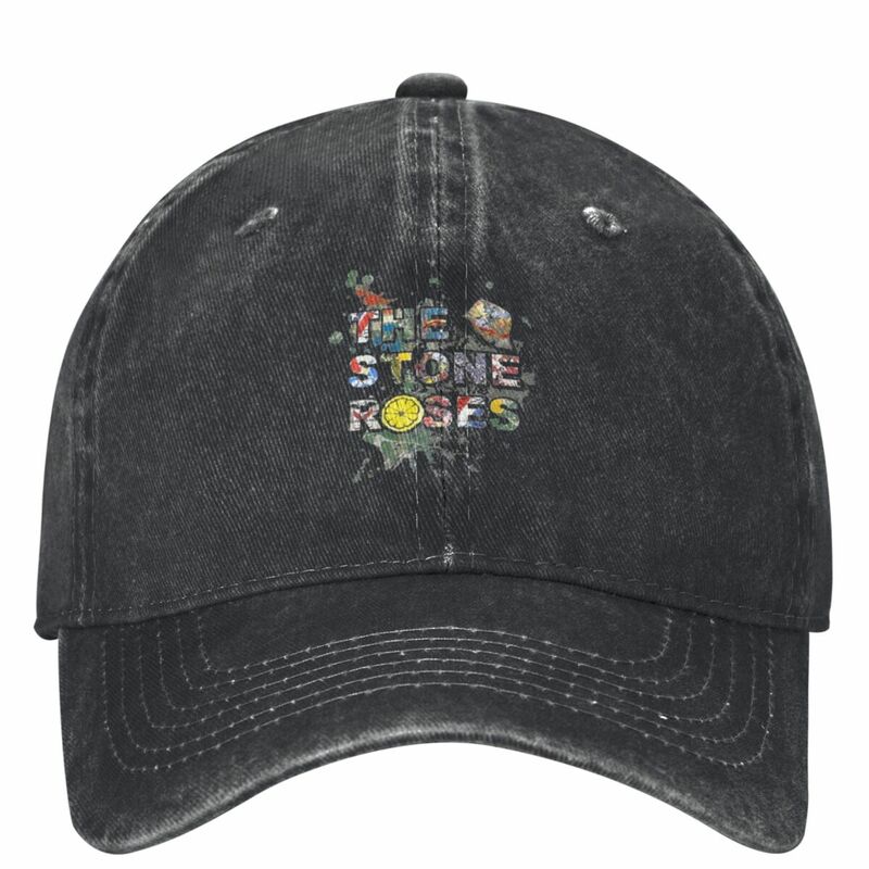 قبعة بيسبول مغسولة مع شعار ، فرقة ورود حجرية ، قبعة سائقي الشاحنات العصرية للكبار ، الشمس في الهواء الطلق ، تصميم سناباك ، الصيف