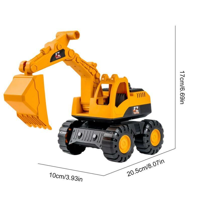 Excavator Toy Inertia Driving Excavator For Kids Construction Fleet Toddler Early Education Construction Vehicles Toys