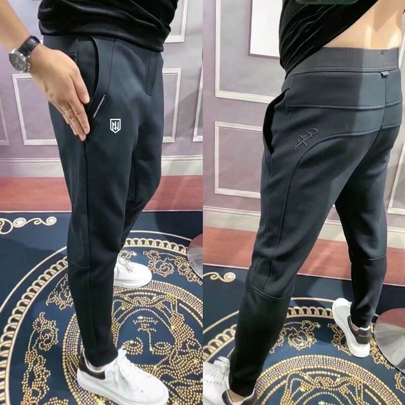 2024 golf clothing Spring and Autumn men's four-way elastic golf elastic sports pants fashion slim straight pants fitness pants