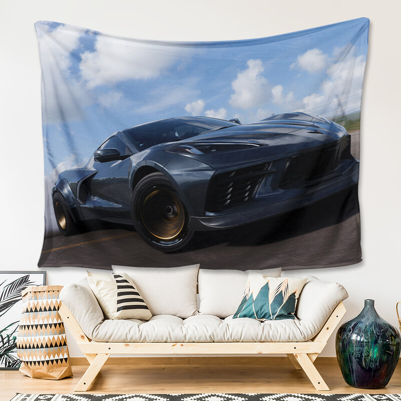 Customized Blanket Pattern Car Season Flannel Blanket, Children's Day Father and Mother's Day Christmas Birthday Gift