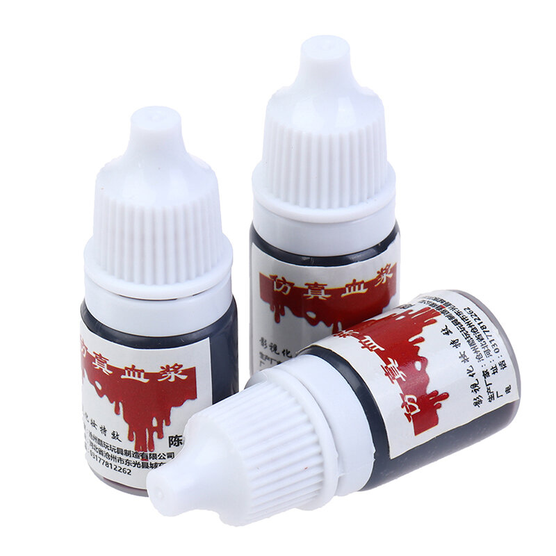 Halloween Emulation Fake Props Makeup Blood 5ml Artificial Blood Party Cosplay Prank Props