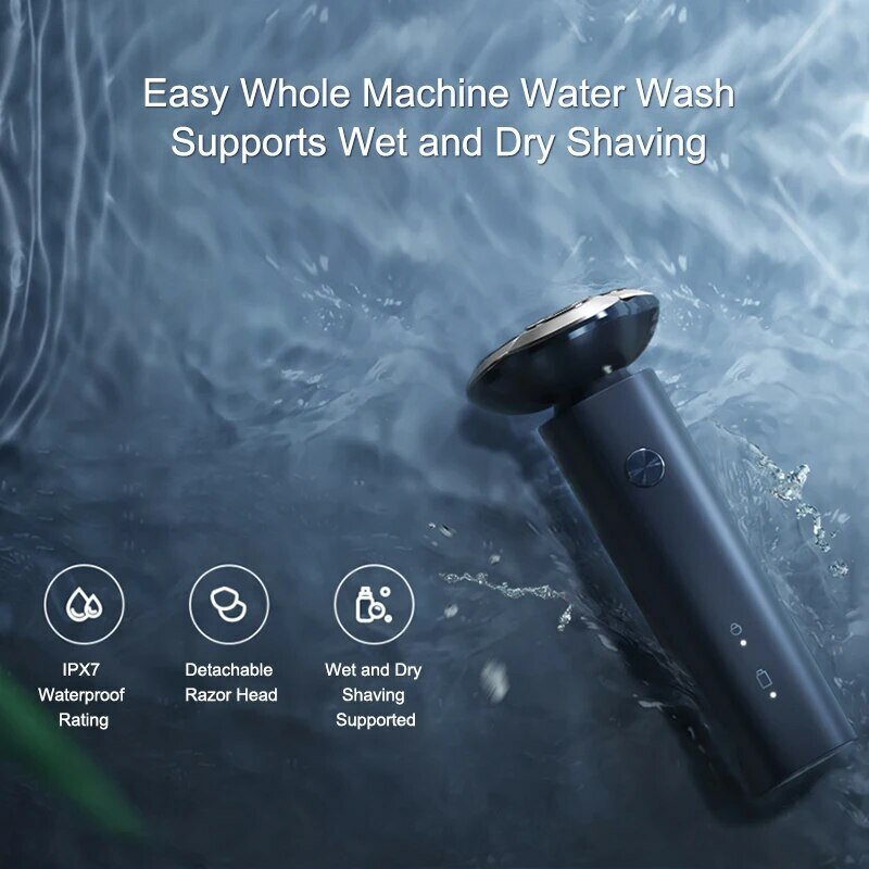 XIAOMI-Afeitadora eléctrica MIJIA S101 para hombre, afeitadora en seco y húmedo, recortadora de barba, afeitadora portátil, máquina de corte de pelo