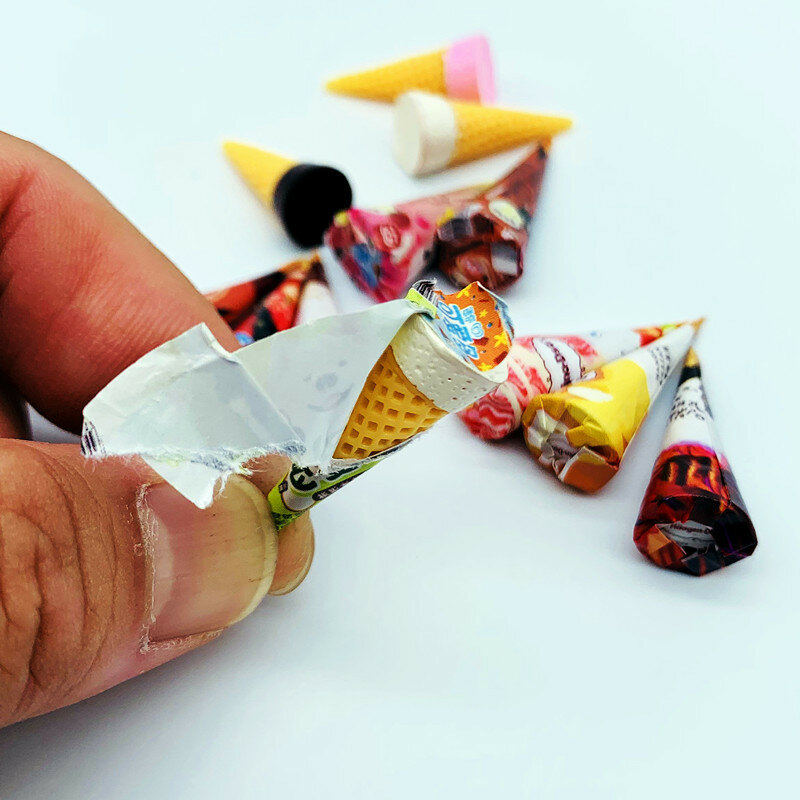 Miniaturowe Mini lalki lody przekąski napoje piwo zabawkowy Model udawać, że w supermarkecie Ob11 Dollhouse Accessori