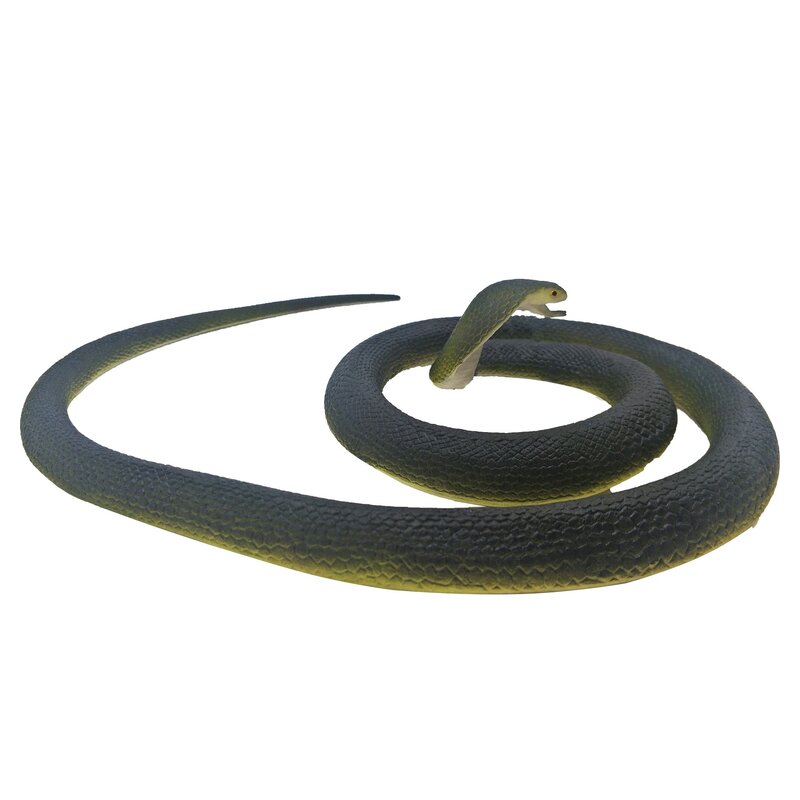 Zabawna zabawka Symulacja węża z miękkiej gumy Sztuczny wąż Realistyczny wygląd Rekwizyty Symulacja Fałszywy wąż Straszna zabawka