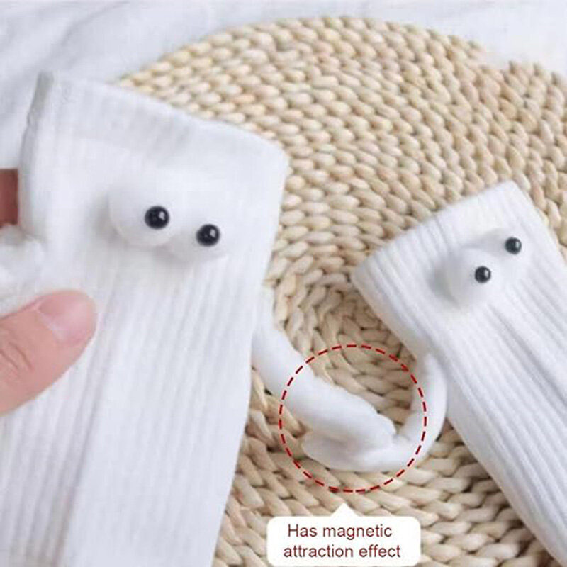 Smilelife Magnetische Hand Sokken Grappige Sokken Geschenken Voor Vriendje, Koppel, Beste Vrienden