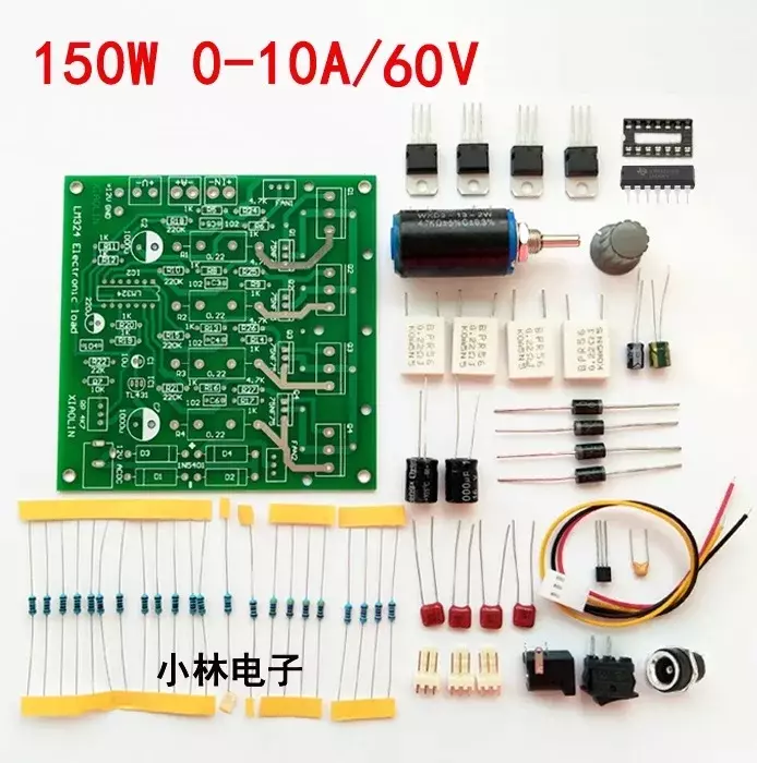 充電式バッテリー放電容量テスターモジュール、arduinoボードモジュール、定電流、150w、10a、1個