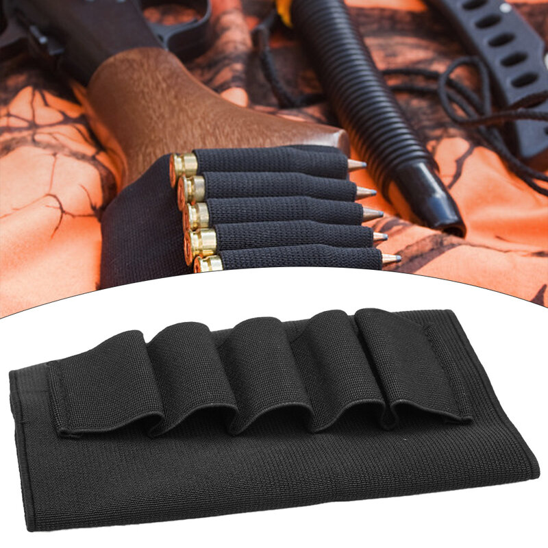 Supporto per guscio per fucile fettuccia in Nylon elastico contiene 5 gusci gusci leggeri tenuti da anelli elastici accessori per palline di vernice