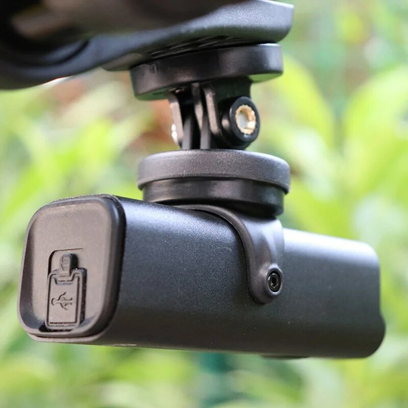 Suporte para câmera lanterna traseira de bicicleta, gopro para garmin varia suporte para computador, acessórios para bicicleta, 1pc