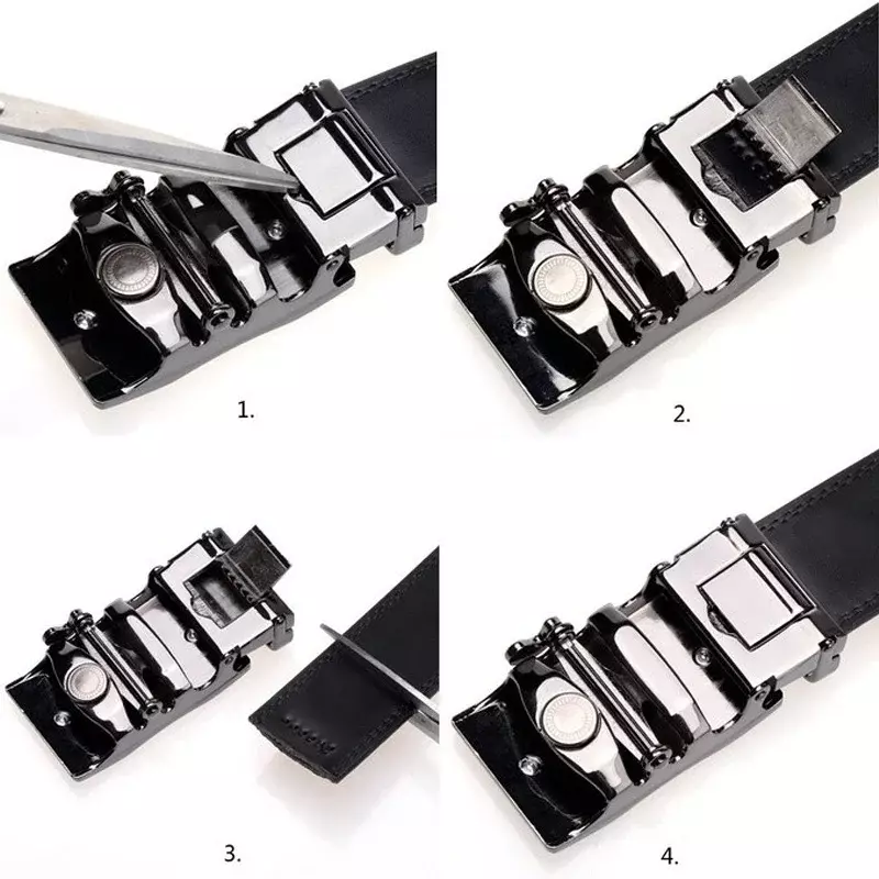 2024New Men Automatic Buckle Belts New Fashion Brand Designer Dragon Leather Belts for Business Men Luxury Black Strap Waistband