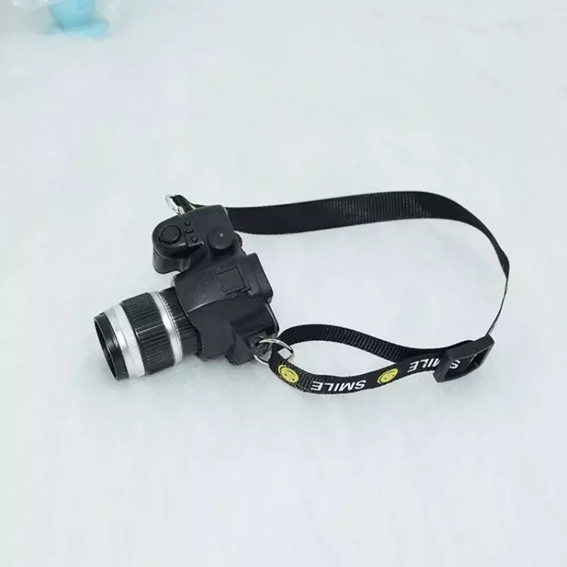 면 인형 DSLR 카메라 플래시 장난감 액세서리, 조절 가능한 아기 카메라 사진 소품, 20cm