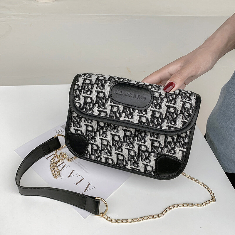 Nuova borsa a tracolla moda femminile borse a tracolla donna piccola maniglia borsa ascellare frizione semplice borsa femminile 2024