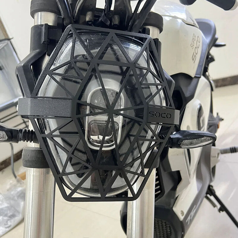 New 2022 Fit Super Soco Ts Headlight Protector Holder Metal Grill Cover Guard For SUPER SOCO TS