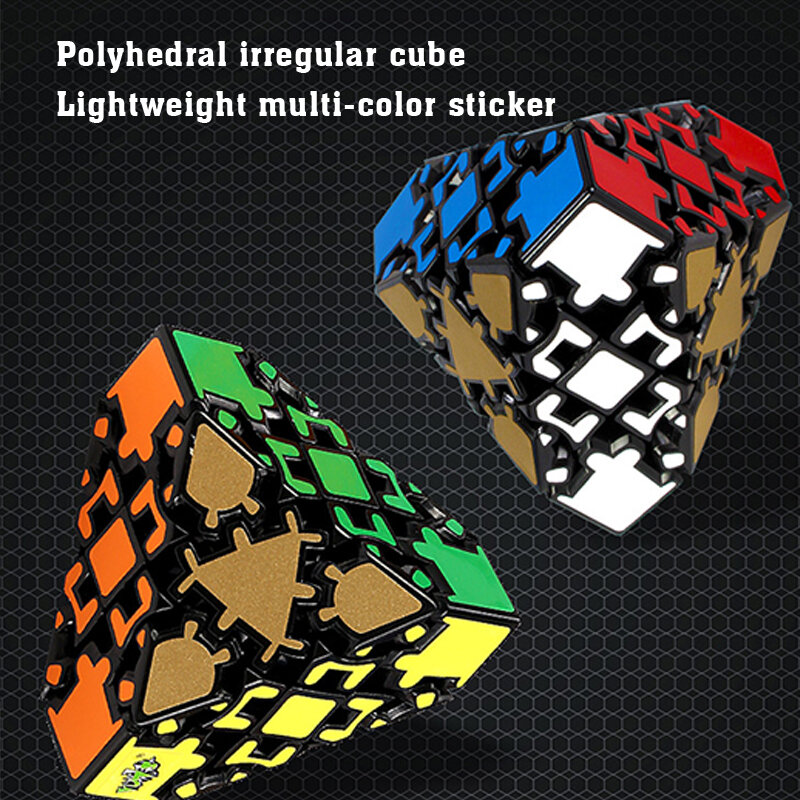 子供のための6軸の透明な形状の魔法の立方体,教育玩具