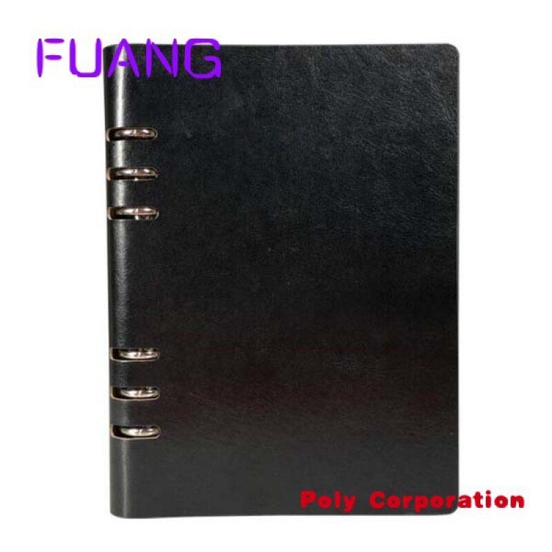 Custom  Executive diary hardcover book personalized diary with 6ring binder a5 notebook