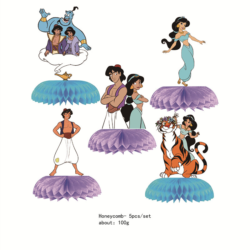 Cartoon Disney Aladdin Theme Party Decor lampada di Aladdin stoviglie usa e getta piatti tazze bambini favore Baby Shower compleanno Supplie