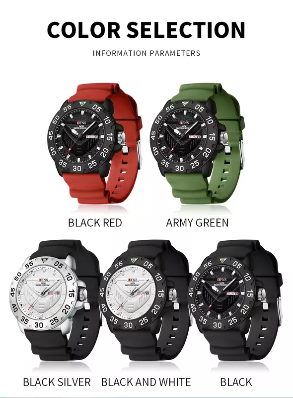 Sanda 1308 Quartz Watch for Male Junior High School Students Dual Calendar Classic and Simplified Waterproof Quartz Watch