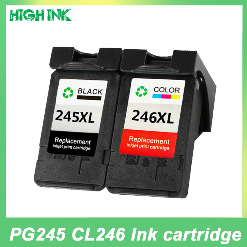 Cartuchos de tinta de repuesto para impresora Canon, repuesto para PG245XL, 245XL, CL 246XL, Pixma iP2820, MX492, MG2924, MX492, MG2520, PG245, CL246
