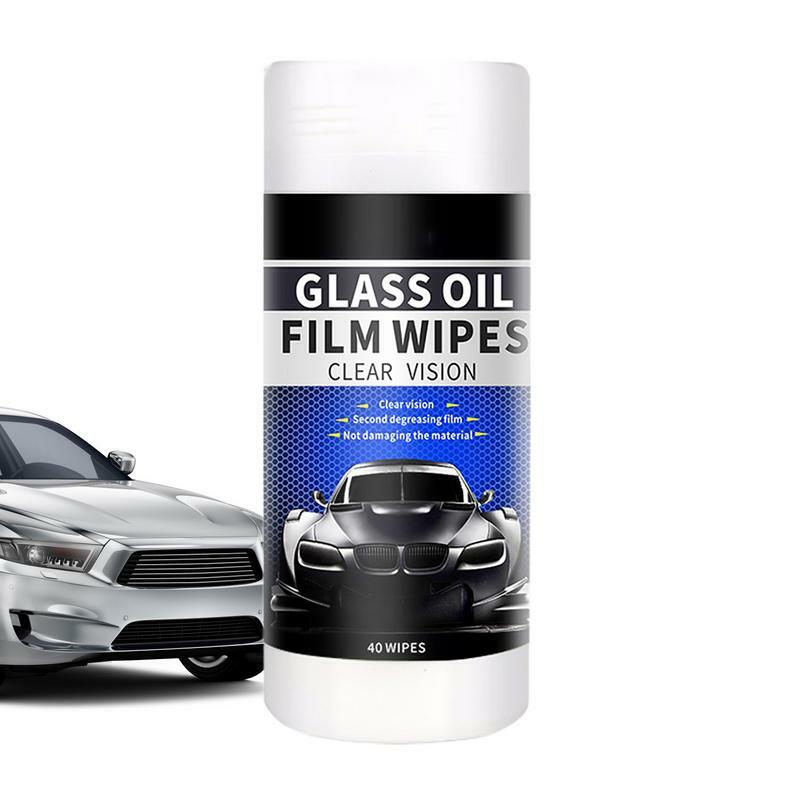 Glas reiniger Tücher für Auto Auto Ölfilm entferner 40 Stück Windschutz scheiben reinigungs tücher Auto Windschutz scheibe Ölfilm reiniger Glas reinigung
