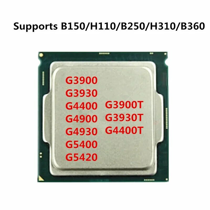 G3900 3930 4400 4560 4600 4900 5400 5420 luźny chip CPU1151 pin T