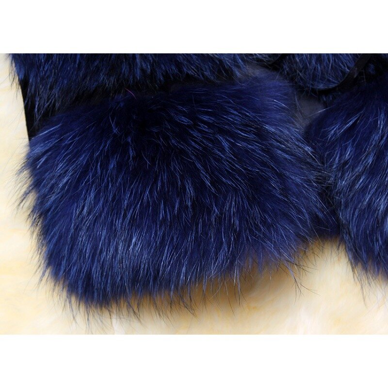 Faux Fur Coat Autumn and Winter Fur Short Women's Casual PU Fur Coat with Fox Fur Stitching