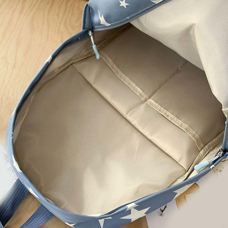 Star Backpack For Women Men, 17 Inch Star Laptop Backpack College Bag Cute Travel Backpack Student Back To School Casual Bo U1E8