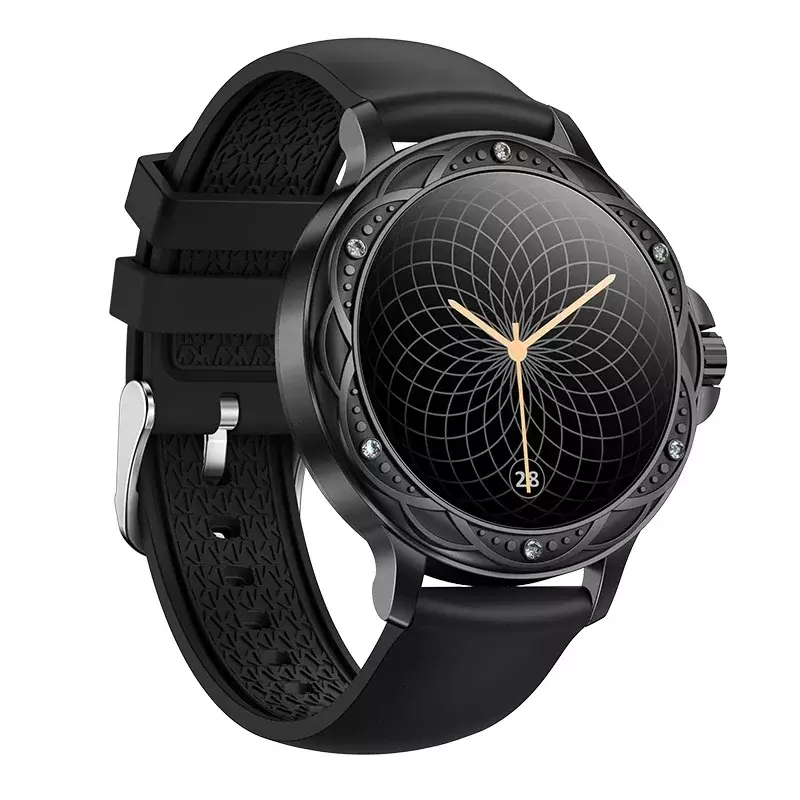 Smartwatch elegante para mulheres, relógio esportivo, BT Call, pressão arterial, oxigênio, relógio de pulso feminino, novo, CF12, 2022