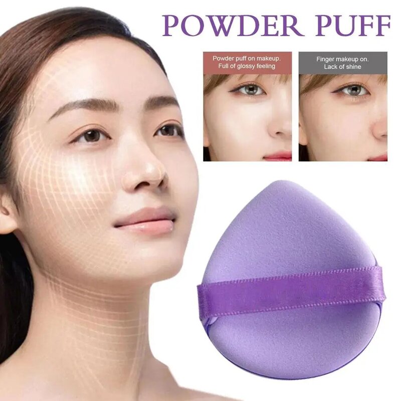1pc Powder Puff Light Soft Makeup Sponge For Various Cosmetics, Foundation, BB Cream, Powder, Concealer Make Up Tool V2B3