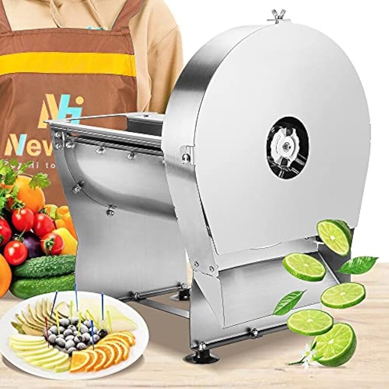 Newhai 0-10mm Commercial Onion Slicer Potato Chips Slicer Sweet Potato Slicer Tomato Slicing Machine ElectricSlicing Machine