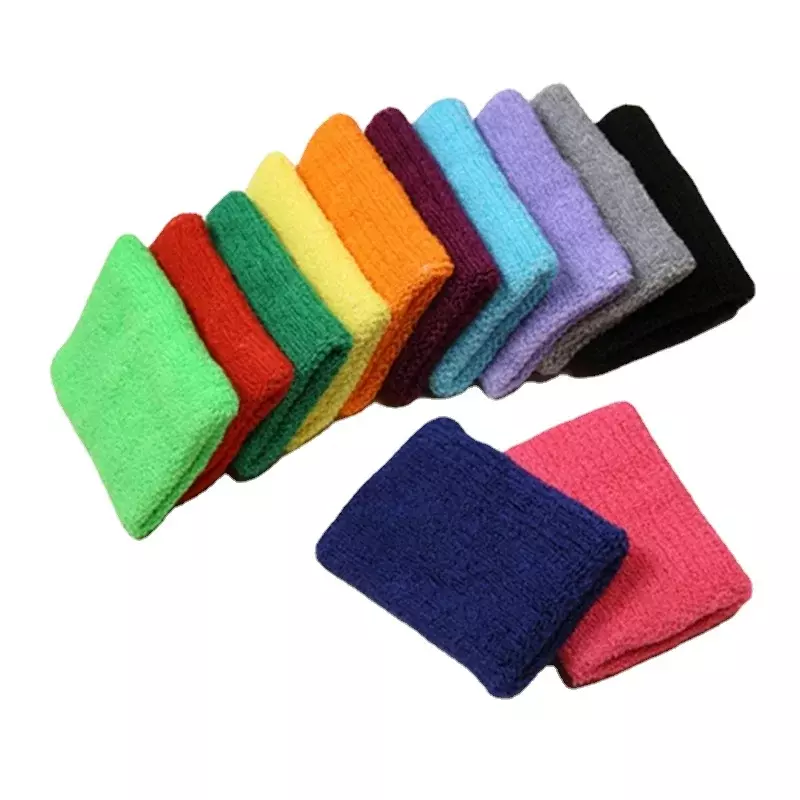 1pc Wristbands Sport Sweatband Hand Band Sweat Wrist Support Brace Wraps Guards For Gym Volleyball Basketball Teennis Hot