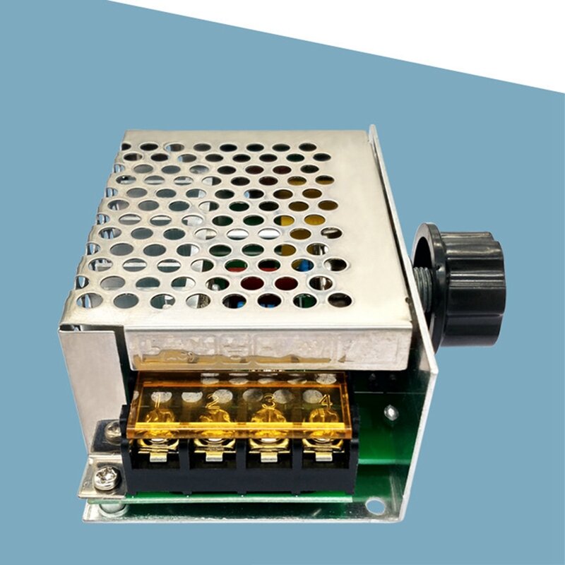 5Pc 4000W 220V Hoogvermogensspanningsregelaars Snelheidsregelaar Elektronische Spanningsregelaar Regelaar Thermostaat