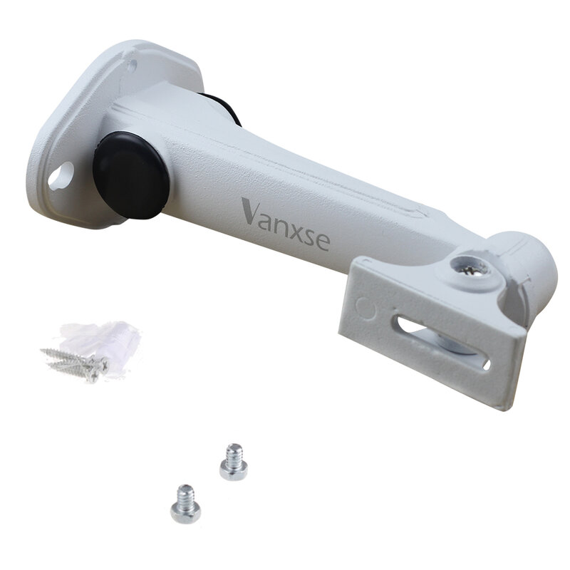 Uvusee supporto per montaggio a soffitto a parete per telecamera CCTV universale staffa in alluminio metallico argento per telecamera IP con telecamera Bullet di sicurezza