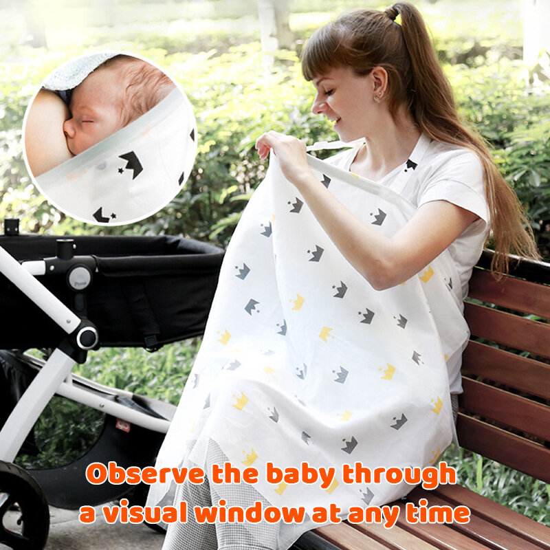 Nieuwe Aankomst Moeder Outdoor Sjaal Vier Seizoenen Borstvoeding Handdoek Katoenen Baby Voeding Verpleegkundige Hoezen Anti-Glare Verpleegstof
