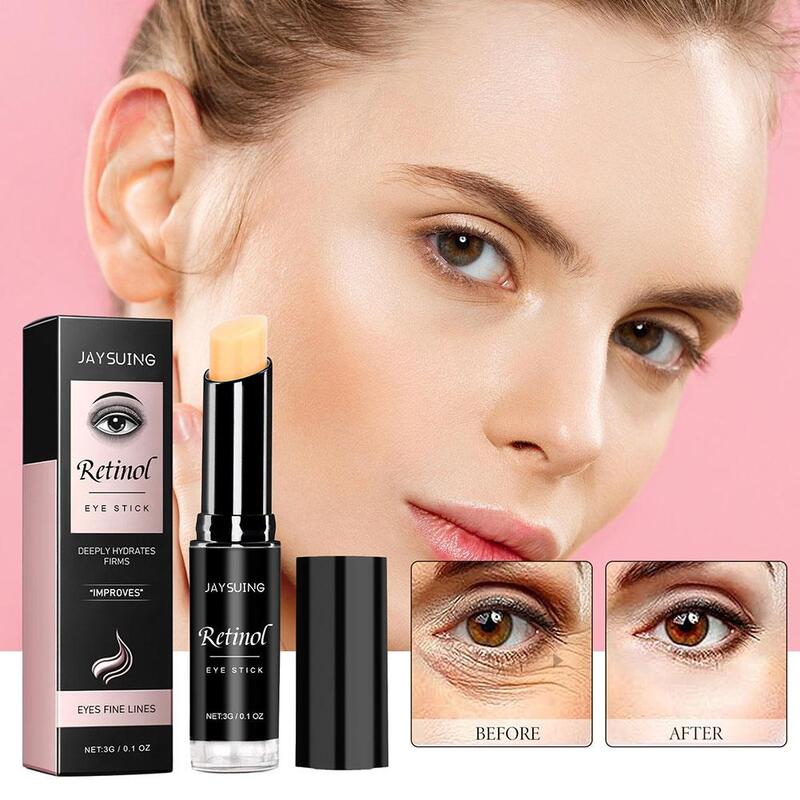 Retinol Eye Cream Stick, Refirmando a área dos olhos, Hidratação Profunda, Suavização de hidratação, Aliviar a pele, Inchado, Fac V6p6