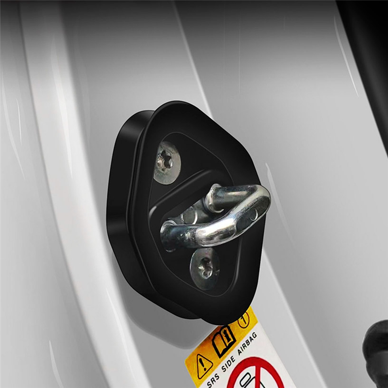Silicone Car Door Lock Protector, Travas Rolha, Capas para Toyota, Reduzir o Ruído, 1 Conjunto