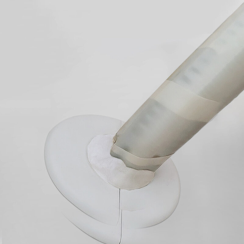 Arcilla de sellado blanca a prueba de agua, sellador de cemento para agujero de aire acondicionado, a prueba de insectos y humo, 1/4 unidades