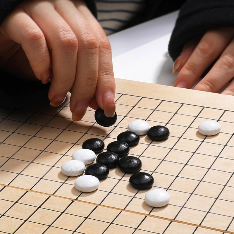 Portable Weiqi Go Game Strategy Board Game for Family Bonding Travel-Size Dropship