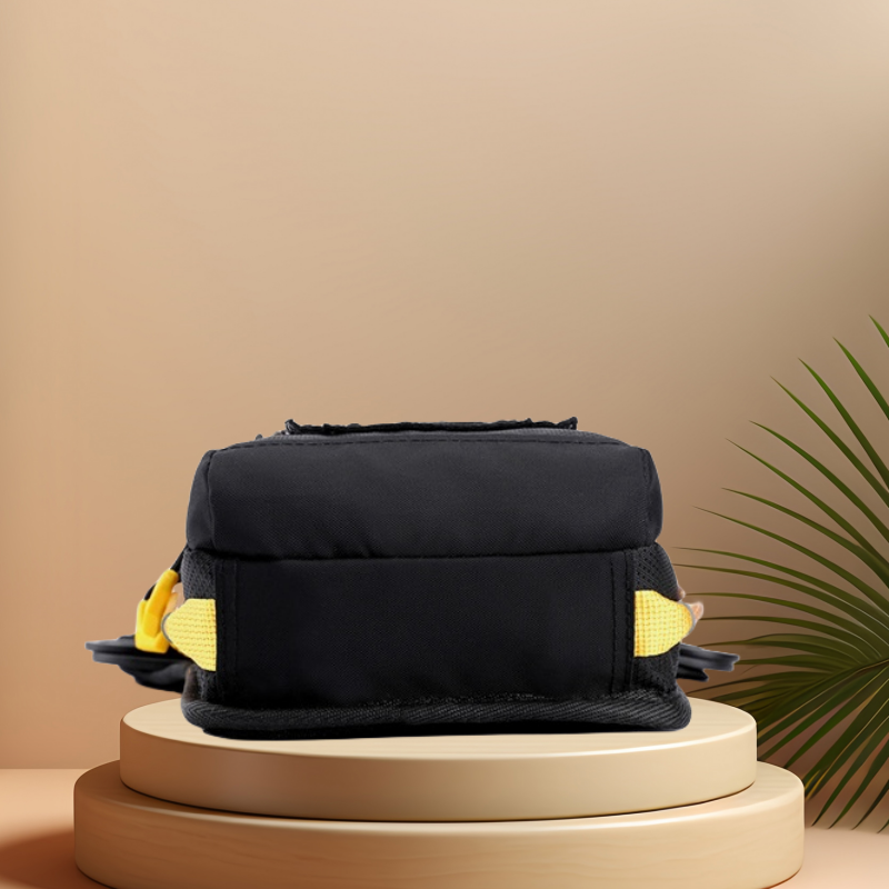 CFUN tas selempang uniseks, tas pinggang belakang taktis luar ruangan modis bahan nilon untuk pria dan wanita