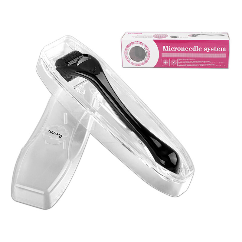 540 Derma Roller 0.3Mm เข็มไทเทเนียม Mezoroller ปากกาแต้มสิวเครื่อง Skin Care Hair-Loss Treatment Dermaroller Microneedle