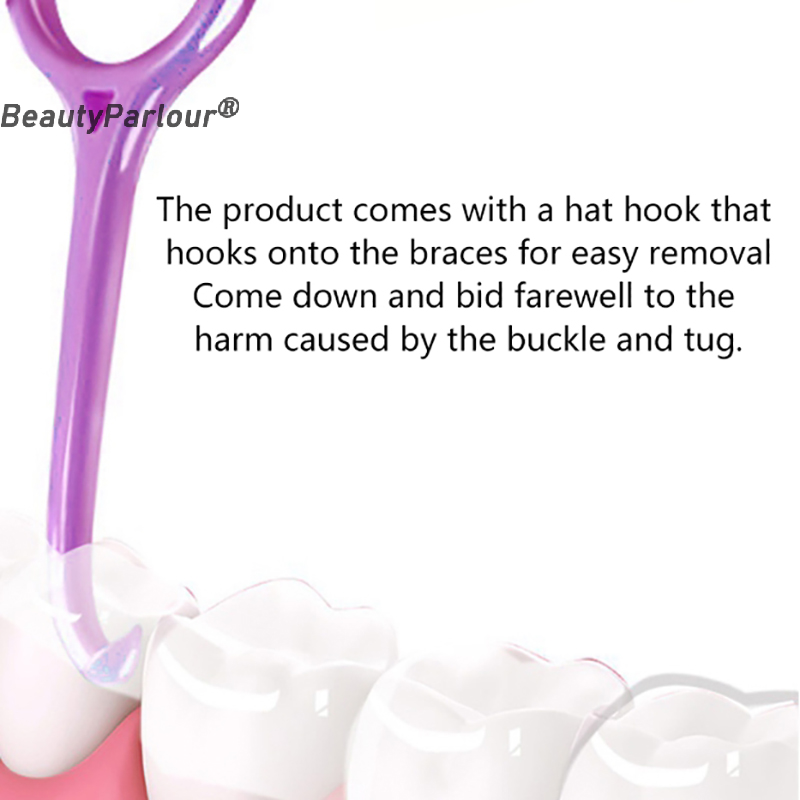 Ekstraktor behel portabel tidak terlihat, alat perata kawat gigi bengkok untuk menghilangkan behel