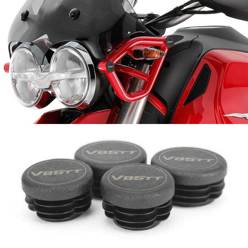 Aksesoris Sepeda Motor Frame End Caps Frame Hole Cover Caps Plug Dekoratif untuk Moto Guzzi V85TT V85 TT 2019 2020 2021 2022-